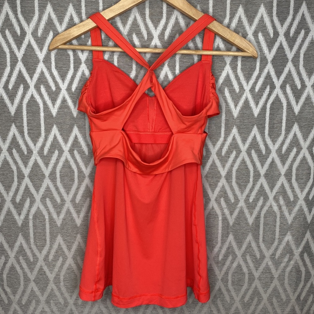 Lululemon Athletica Wrap Front Coral Bra Top Size: Small (4-6) - Picture 3 of 3